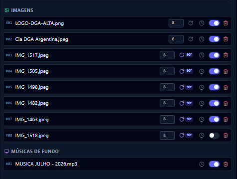 Organize a playlist